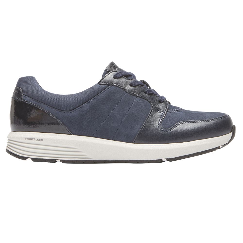 Rockport Trustride Derby Trainer - Womens Sneakers - Dark Blue - NZ (XUP-438012)